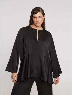 Юбка плиссе для полных в бутике модной одежды большого размера в центре СПб