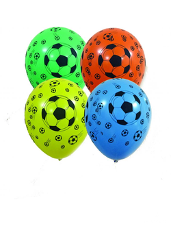 Латексные шары ассорти фут.мяч (6шт)