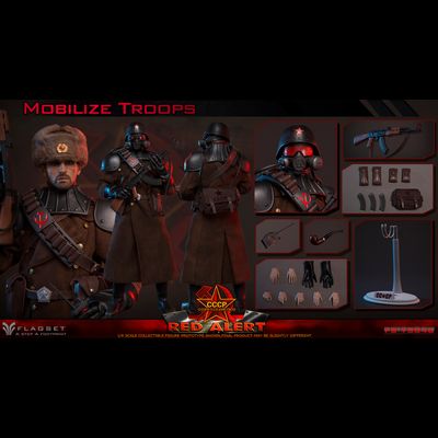 Советский призывник (Conscript, Red Alert 2) - КОЛЛЕКЦИОННАЯ ФИГУРКА 1/6 RED ALERT (FS-73046) - FLAGSET