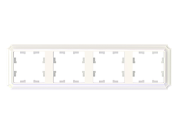 ATLASDESIGN ANTIQUE 4-постовая РАМКА, ЖЕМЧУГ - ATN100404