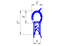 Уплотнитель армированный SAB-11