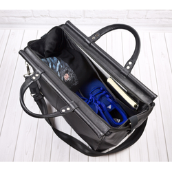 Кожаный саквояж Altamura black (арт. 4025-01)