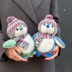 Мягкая игрушка пингвин 25 см