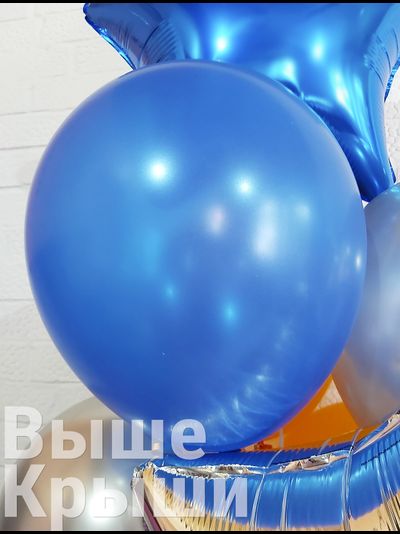 Синий металлик 30см