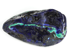 Азурит, Малахит, Азуромалахит, полировка крупная, Россия (70*42*33 мм, 163 г) №35631