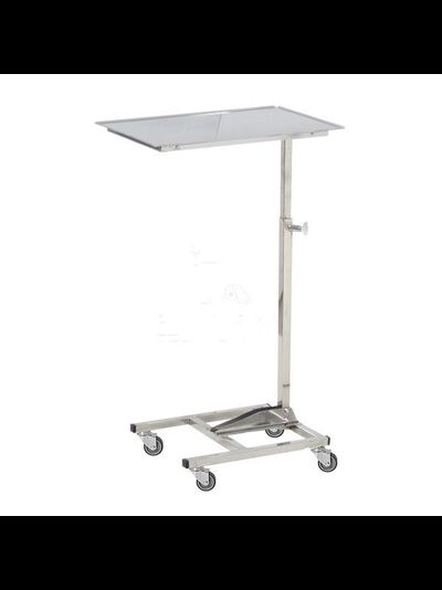 Столик с регулируемой высотой МСК - 5526 - нержавеющая сталь