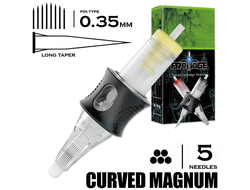 5 CMLT/0.35 - Curved Magnum Long Taper "DragoArt Frottage"