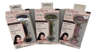 Flawless Contour ბრენდის კვარცის მასაჟორი 2 ინ 1 , როლერი და გუაშა