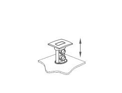Розеточный блок для столов на 2 электророзетки XA PPR4VP A