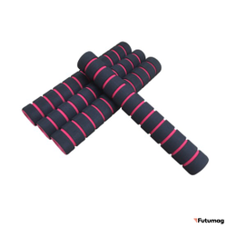 Ручки для турника (грипсы) черно-красные, 100шт