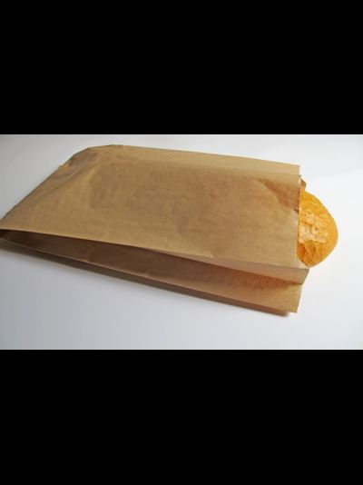 Пакет бумажный без окна б/р (крафт), 90*40*205мм