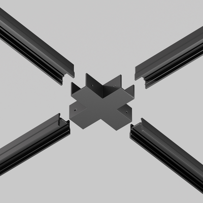 Коннектор X-образный для профиля Elasity IP, O-TR001-CC