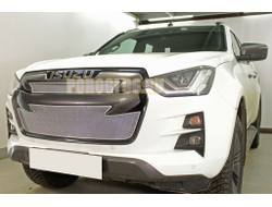 Защита радиатора Isuzu D-Max 2019- chrome низ PREMIUM