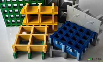 Композитный решетчатый настил