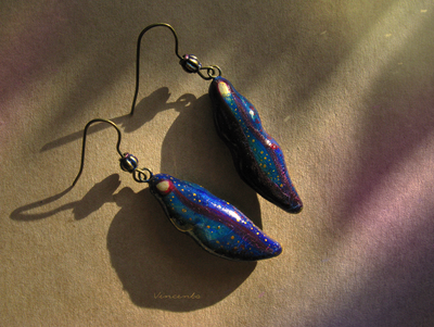 Серьги в арабском стиле "Тысячная сказка Шахерезады"