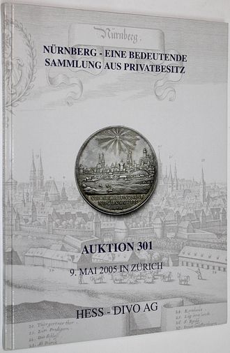 Hess-Divo AG. Aukcion 301. 9 May 2005. Каталог аукциона. На нем. языке. Zurich, 2005.