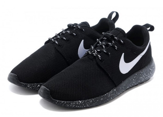 Nike Roshe run черные космос (36-41) Арт. 005МF