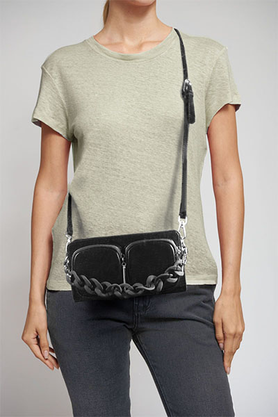 (АРТИКУЛ: 8980/32) СУМКА ЖЕНСКАЯ, МАЛЕНЬКАЯ, НАТУРАЛЬНАЯ КОЖА,ЧЕРНАЯ, С ДВУМЯ ПЛЕЧЕВЫМИ РЕМНЯМИ