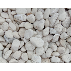 Бежевый мрамор галтовка