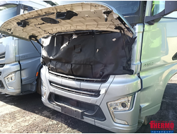 Утеплитель/ветрозащита капота-решетки Shacman X6000 (1-слойный)