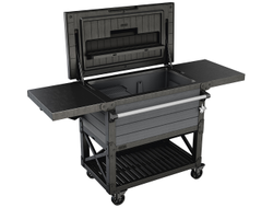 Стол-бар (Patio Cooler & Beverage Cart) серый