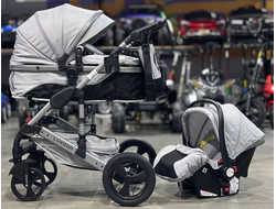 Детская коляска 3 в 1 Luxmom 558 Серый