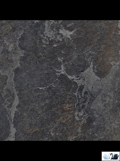 Керамогранит Ocean Ceramic Blaze nero графитовый 60 x 60 см карвинг