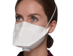 Маска респиратор с клапаном выдоха, 3-х слойная, 1 шт.