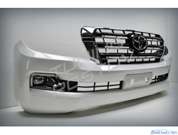 Бампер Toyota Land Cruiser 200 2007-2015 в стиле 2016+
