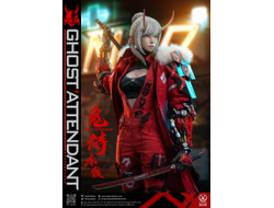 ПРЕДЗАКАЗ - Девушка-киборг (в красном) - Коллекционная фигурка 1/6 Ghost Attendant Red Remains (GS-002) - POPCOSTUME  ?ЦЕНА: 33900 РУБ.?