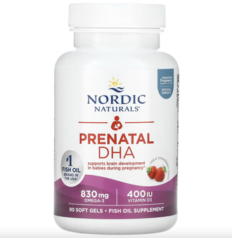 Nordic Naturals Prenatal DHA - Рыбий жир для беременных