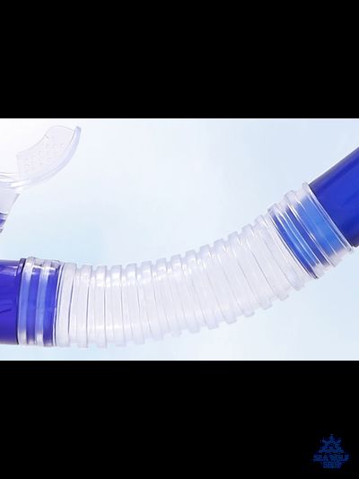 Трубка для дайвинга Primo с клапаном, синяя