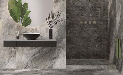 Marble Set, 60х120 см, керамогранит, Оробико Темный Греж Лаппато Ректификат R9 (9мм), K951333LPR