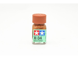 Tamiya: Краска эмалевая X-34 "Metallic Brown"