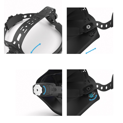 Маска сварщика START MASTER АСФ 605 (cиний глянец) 51ST605B