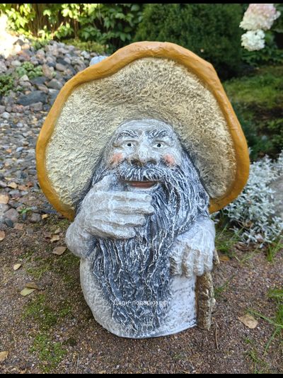 ГРИБ ПРЕДСКАЗАТЕЛЬ СЧАСТЬЯ - привлекает удачу и достаток в дом 63*48см  7кг   полистоун Россия 4376/016779**