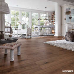 Паркетная доска Meister Орех Американский лайвли 8523 в интерьере
