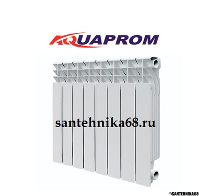 Радиатор отопления алюминий Auqaprom Аквапром 12 секций