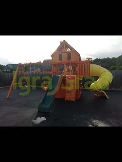 Детская площадка IgraGrad Шато 2 с трубой (Домик)