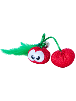 Игрушка для кошек Dental "Вишни" с кошачьей мятой