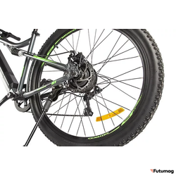 Электровелосипед Eltreco Walter (Серо-зеленый)