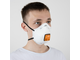 Чашеобразный противоаэрозольный респиратор с клапаном (FFP2 R D) JETA SAFETY JM-7622