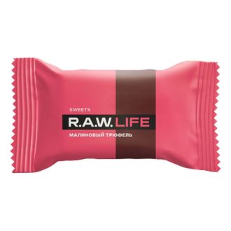 Конфета "Малиновый трюфель", 18г (R.A.W.LIFE)