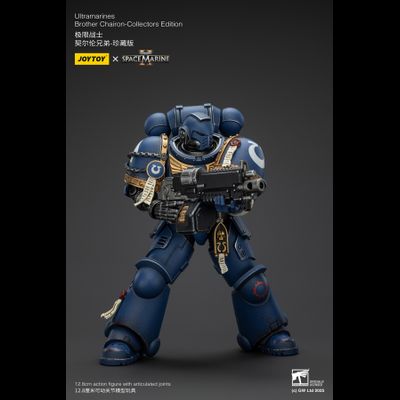 Ультрамарин брат Кайрон (Warhammer 40k, Spacemarine II) - КОЛЛЕКЦИОННАЯ ФИГУРКА 1/18 Ultramarines Collectors Edition - Brother Chairon (JT01383) - JOYTOY