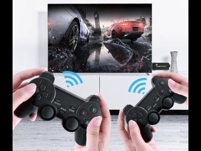 Игровая приставка M8 Mini Game Stick 4K HDMI + 2 беспроводных джойстика, консоль для телевизора