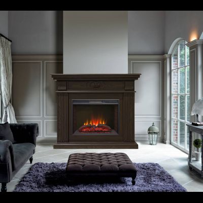 Электрокамин Бруклин AO с очагом Sparta 25.5 LED