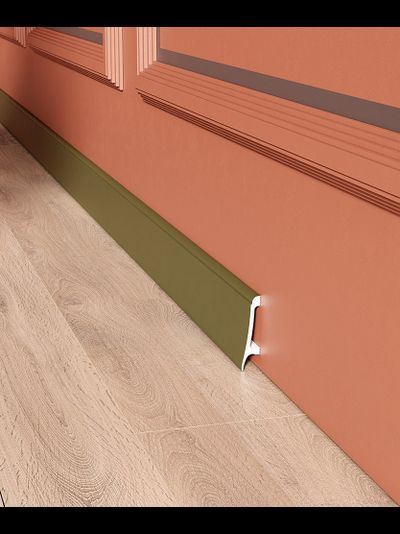 Cosca напольный плинтус, экополимер PX018
