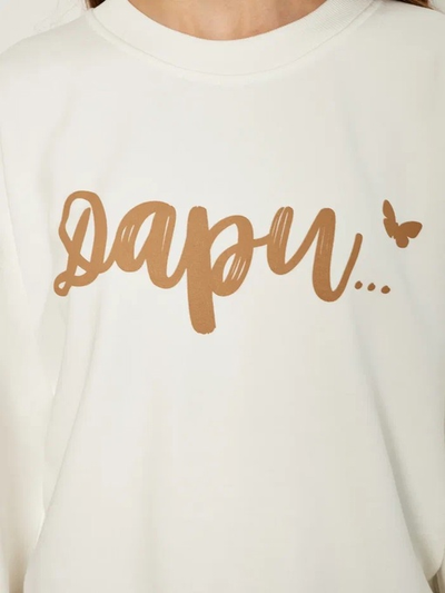 ЖЕНСКИЙ СВИТШОТ БЕЛЫЙ "ДАРИ"