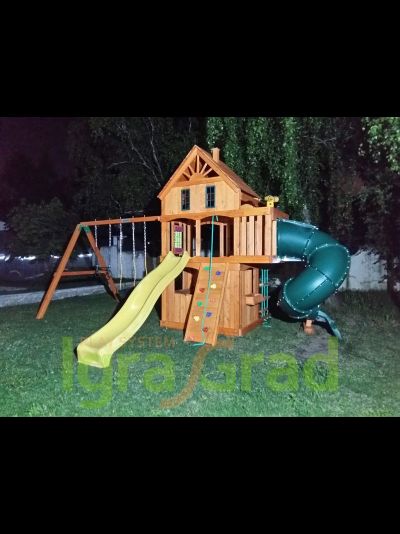 Детская площадка IgraGrad Шато 2 с трубой (Домик)