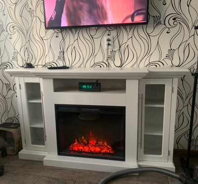 камин Элтон LUX WT с очагом Sparta